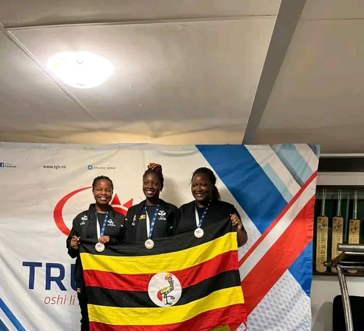Uganda Squash Ladies team wins bronze at the all Africa Senior Championships
