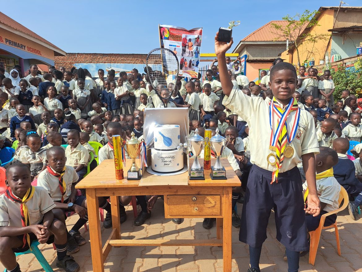 Uganda’s Squash Youngster Aaron Isabirye Receives Hero’s Welcome After Impressive Showing at 3rd Mid-Year Parklands Juniors Squash Tournament in Kenya