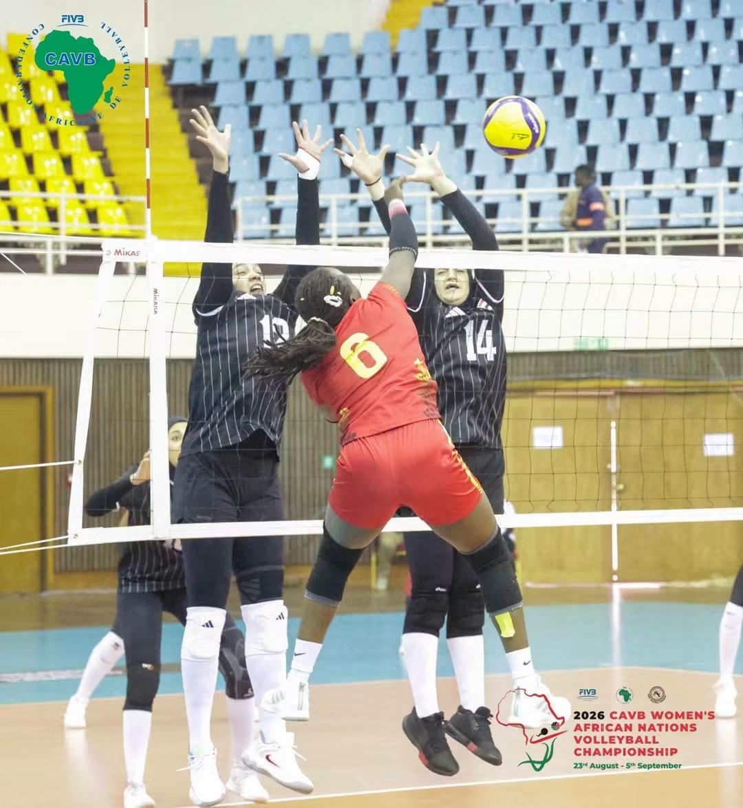 CAVB Nations Championship: Uganda Fall to Dominant Egypt but Secure Quarterfinal Spot