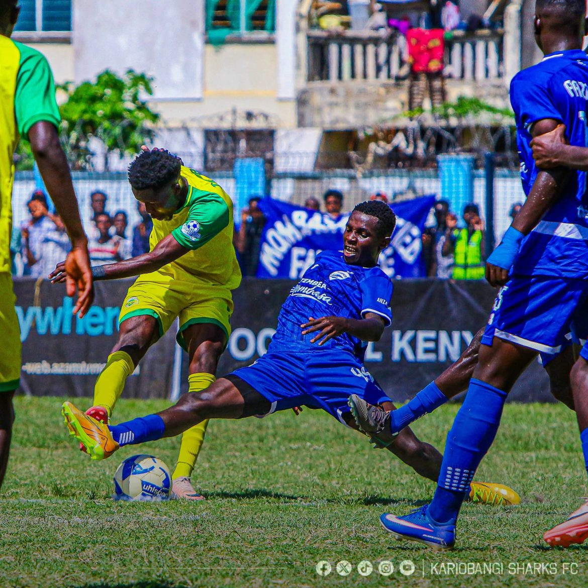 FKF Premier League Playoff: Mombasa United Stun Kariobangi Sharks in First-Leg Thriller